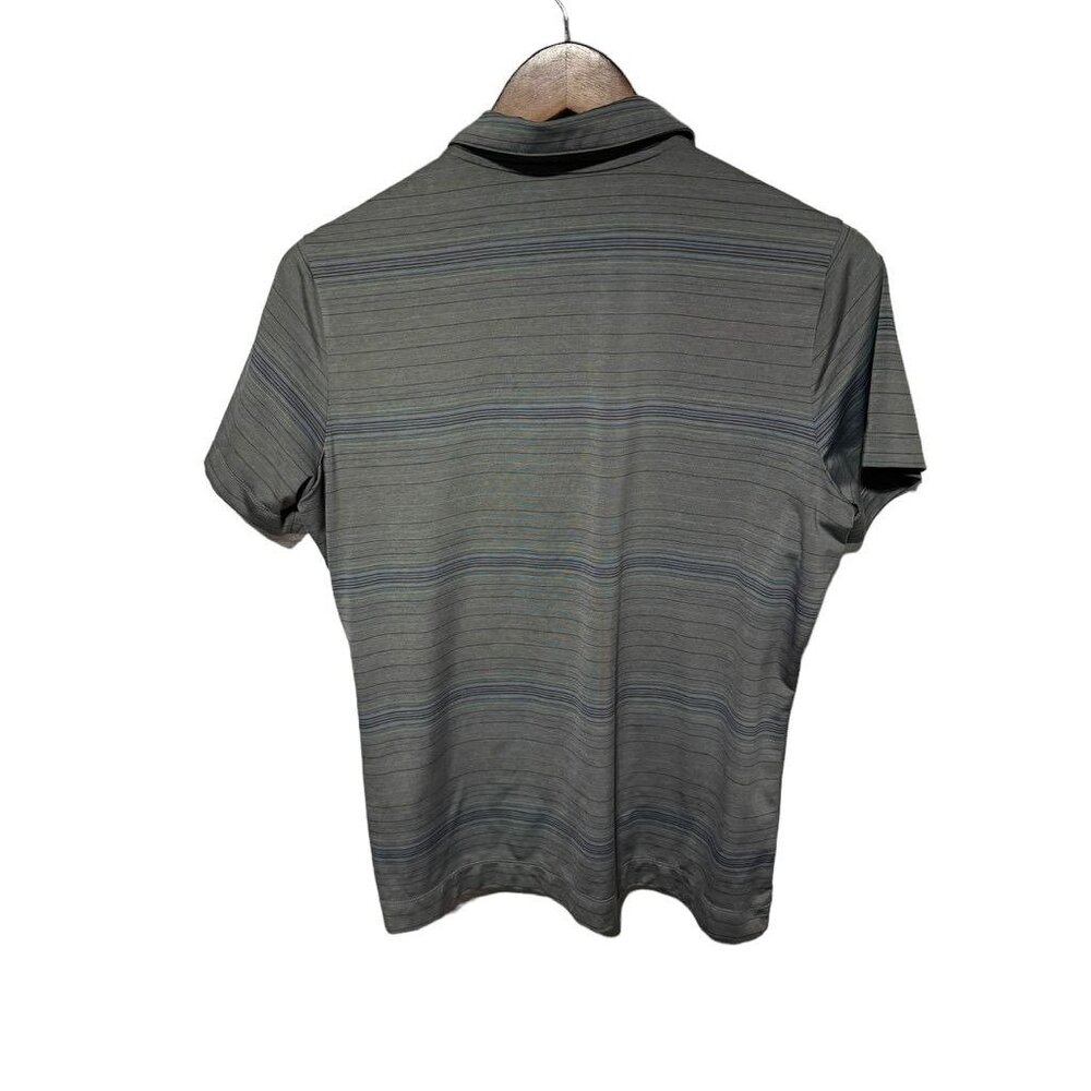 Nike Golf Gray Striped Polo Size Large - Picture 6 of 6